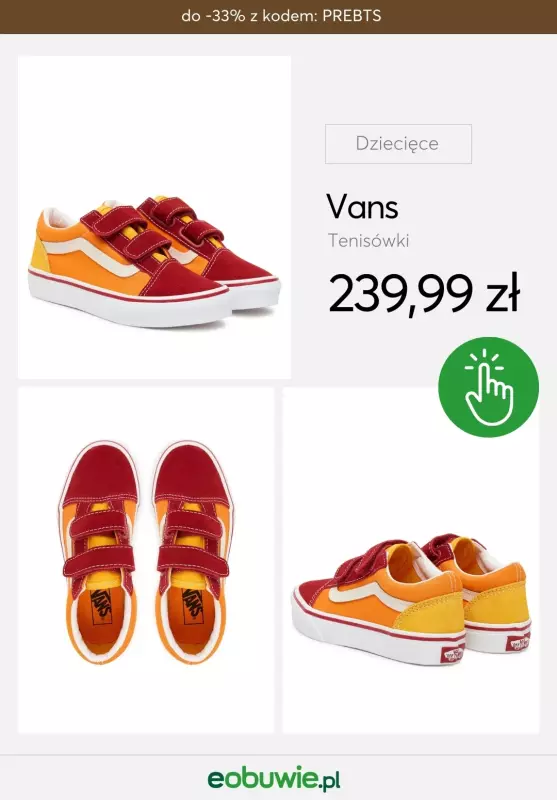 eobuwie.pl - gazetka promocyjna Wyprawka szkolna z marką VANS od środy 13.08  - strona 10