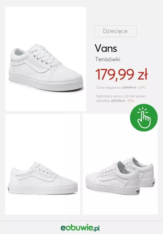 eobuwie.pl - gazetka promocyjna Wyprawka szkolna z marką VANS od środy 13.08  - strona 4