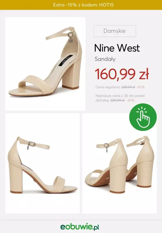 eobuwie.pl - gazetka promocyjna Upalne okazje! Extra -15% na letnie produkty   - strona 3