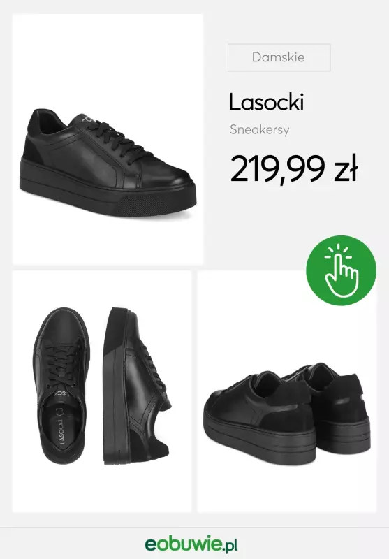 eobuwie.pl - gazetka promocyjna Sneakersy do pracy - od 139,99 zł od wtorku 19.08  - strona 4