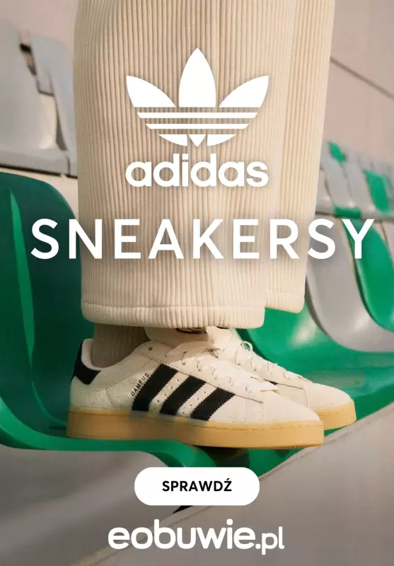eobuwie.pl - gazetka promocyjna adidas Originals – sneakersy w stylu retro od soboty 06.09 