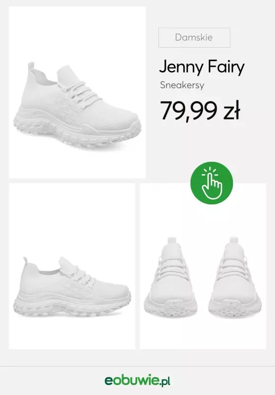 eobuwie.pl - gazetka promocyjna BIAŁE SNEAKERSY dla niej od czwartku 11.09  - strona 4