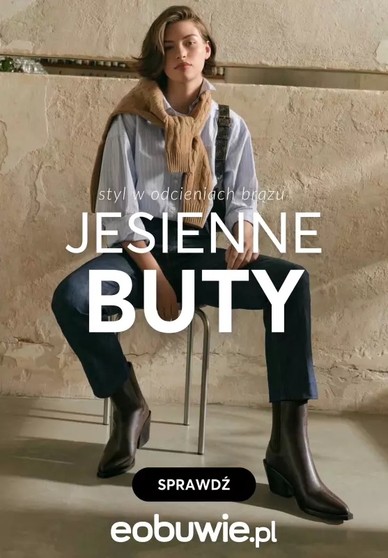 eobuwie.pl - gazetka promocyjna Jesienne buty w odcieniach brązu  