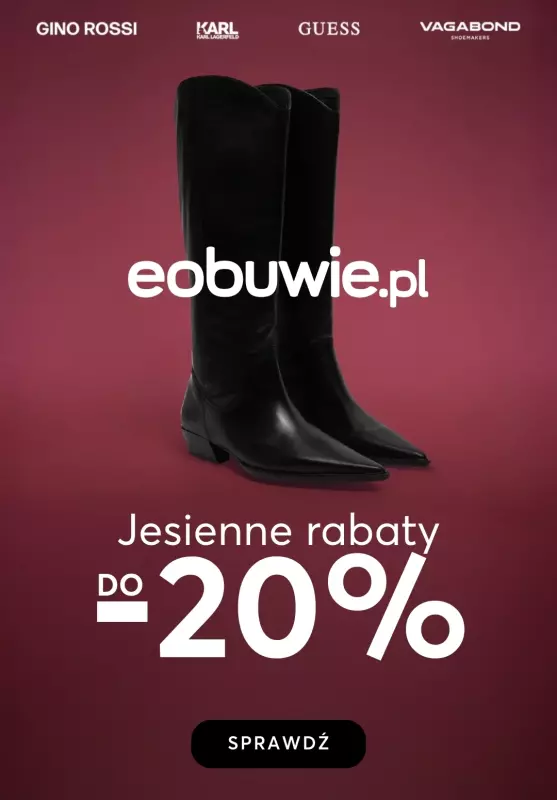 eobuwie.pl - gazetka promocyjna Jesienne rabaty do -20%  