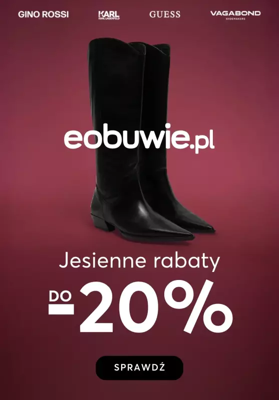 eobuwie.pl - gazetka promocyjna Jesienne rabaty do -20%  