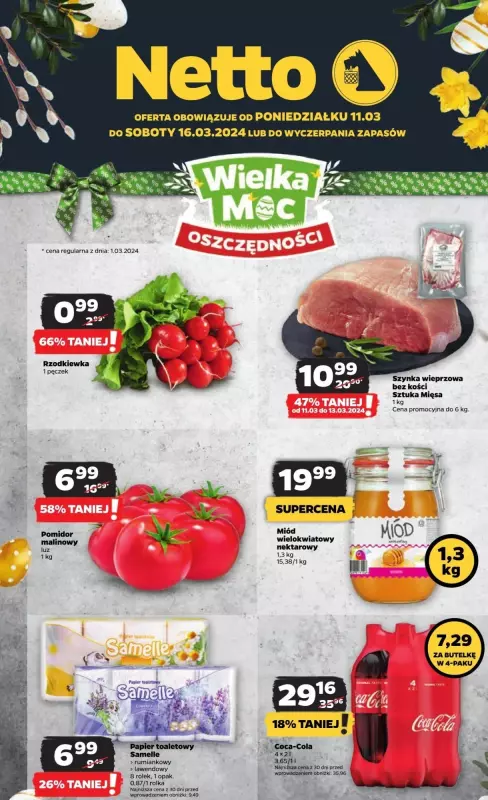 BEST SALE - gazetka promocyjna Netto | Gazetka Spożywcza od czwartku 14.03 do soboty 16.03