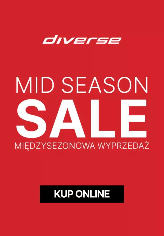 BEST SALE - gazetka promocyjna Diverse | Mid Season Sale od wtorku 09.04 do poniedziałku 15.04