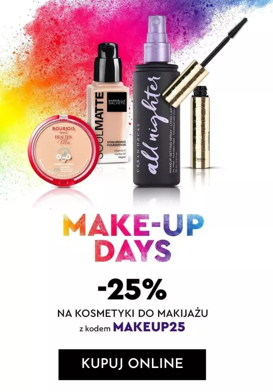 BEST SALE - gazetka promocyjna Elnino-Parfum | -25% na kosmetyki do makijażu od poniedziałku 29.04 do wtorku 07.05