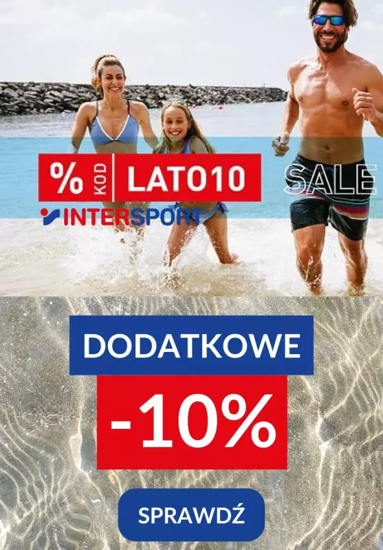 BEST SALE - gazetka promocyjna Intersport | Dodatkowe -10% z kodem od piątku 28.06 do niedzieli 30.06