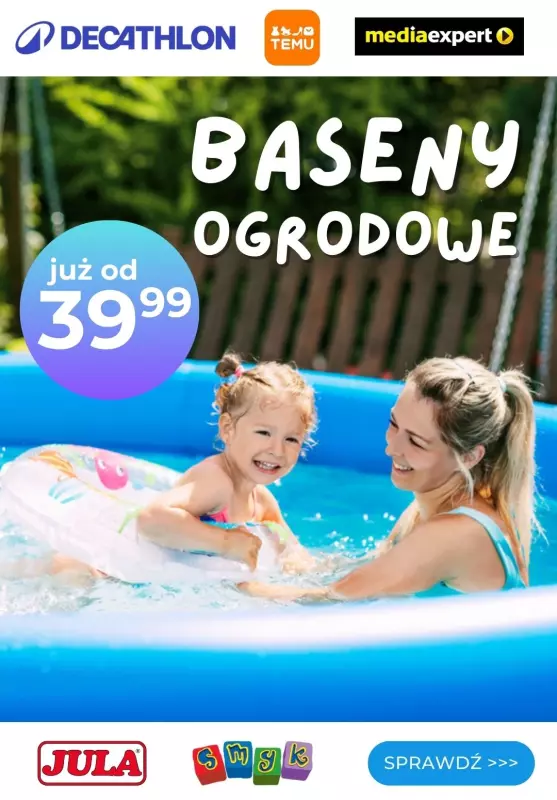 BEST SALE - gazetka promocyjna Baseny ogrodowe już od 39,99 zł! od wtorku 16.07 do poniedziałku 22.07