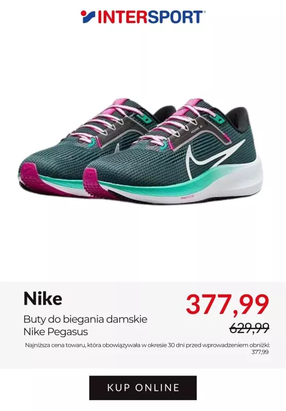 BEST SALE - gazetka promocyjna Intersport | Do -40% buty i odzież do biegania od środy 17.07  - strona 10