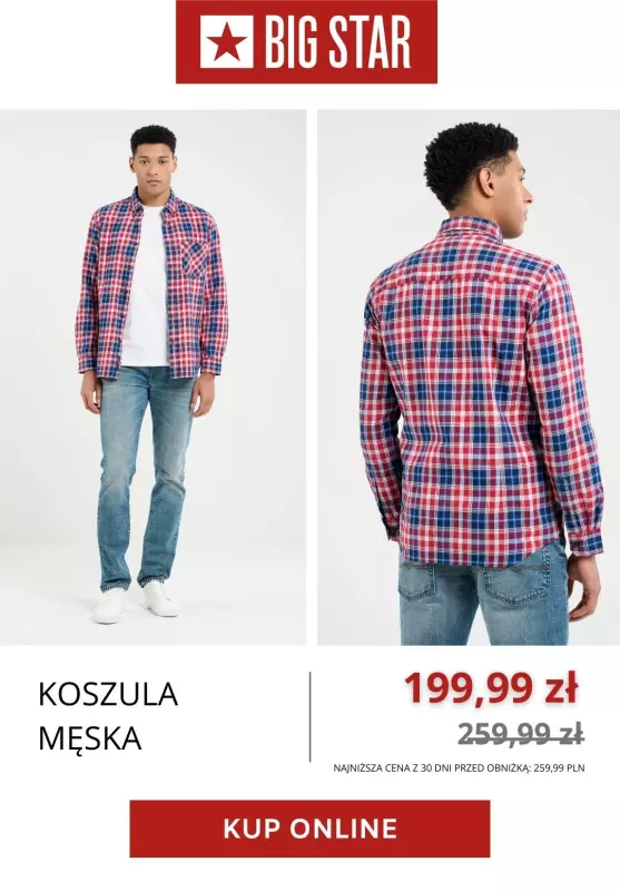 BEST SALE - gazetka promocyjna Big Star | Do -69% na koszule męskie od poniedziałku 22.07  - strona 2