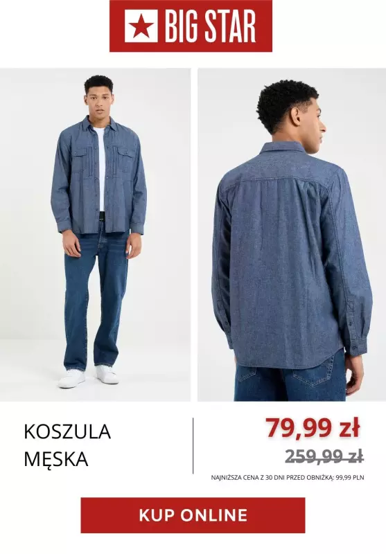 BEST SALE - gazetka promocyjna Big Star | Do -69% na koszule męskie od poniedziałku 22.07  - strona 3