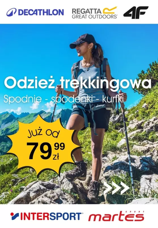 BEST SALE - gazetka promocyjna Odzież trekkingowa już od 79,99 zł  