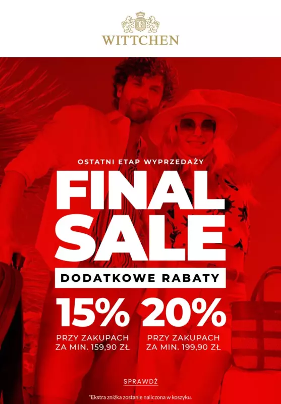 BEST SALE - gazetka promocyjna Wittchen | Dodatkowe rabaty do -20% od czwartku 05.09 do niedzieli 08.09