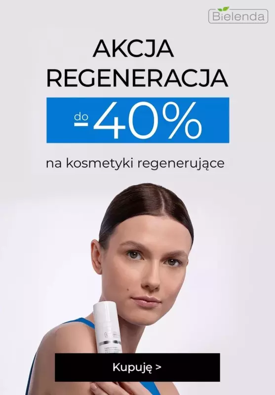 BEST SALE - gazetka promocyjna Bielenda | Do -40% kosmetyki REGENERUJĄCE od środy 25.09 do poniedziałku 30.09