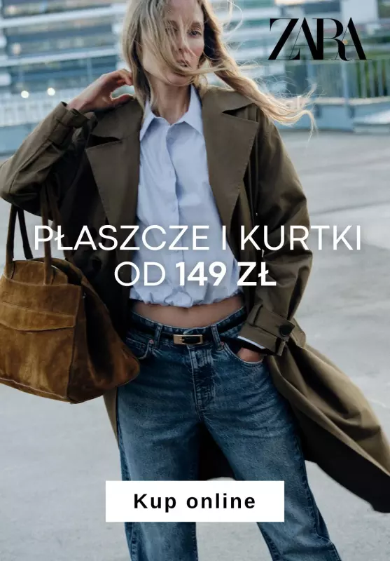 BEST SALE - gazetka promocyjna Zara | Płaszcze i kurtki już od 149 zł od czwartku 10.10 do niedzieli 20.10