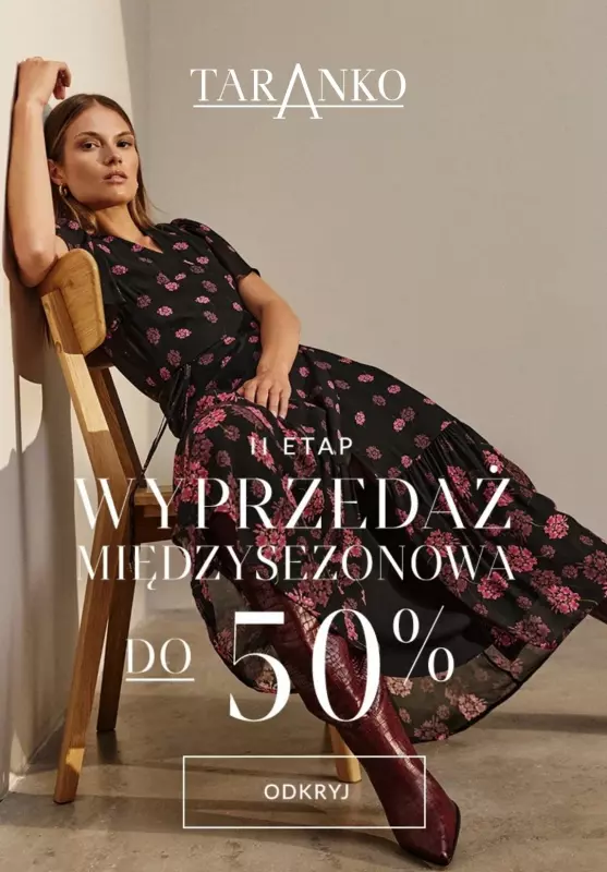 BEST SALE - gazetka promocyjna Taranko | Do -50% WYPRZEDAŻ od czwartku 10.10 do środy 16.10