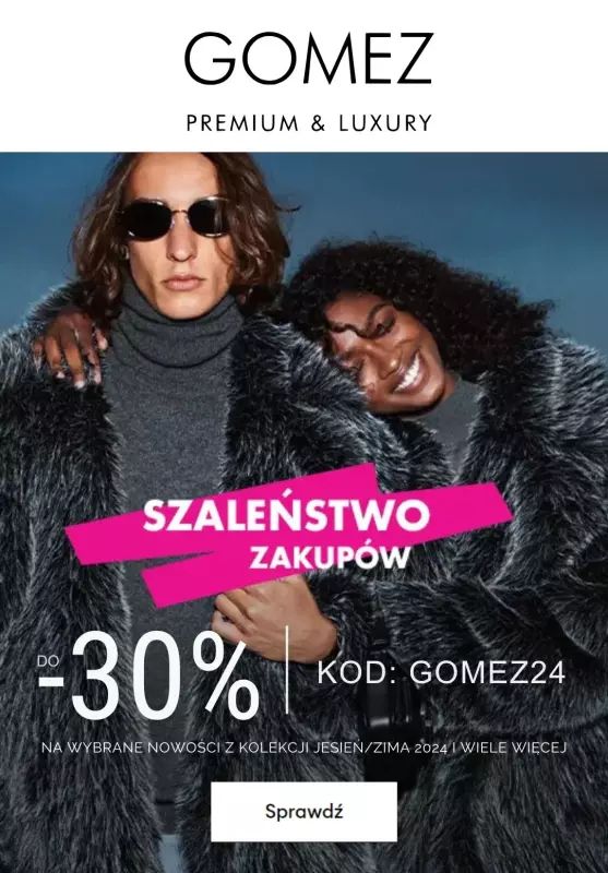 BEST SALE - gazetka promocyjna Gomez | Do -30% na wybrane nowości! od wtorku 15.10 do środy 23.10