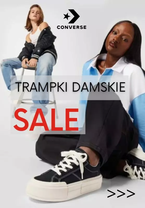 BEST SALE - gazetka promocyjna Converse | Wyprzedaż na trampki od wtorku 15.10 do niedzieli 27.10