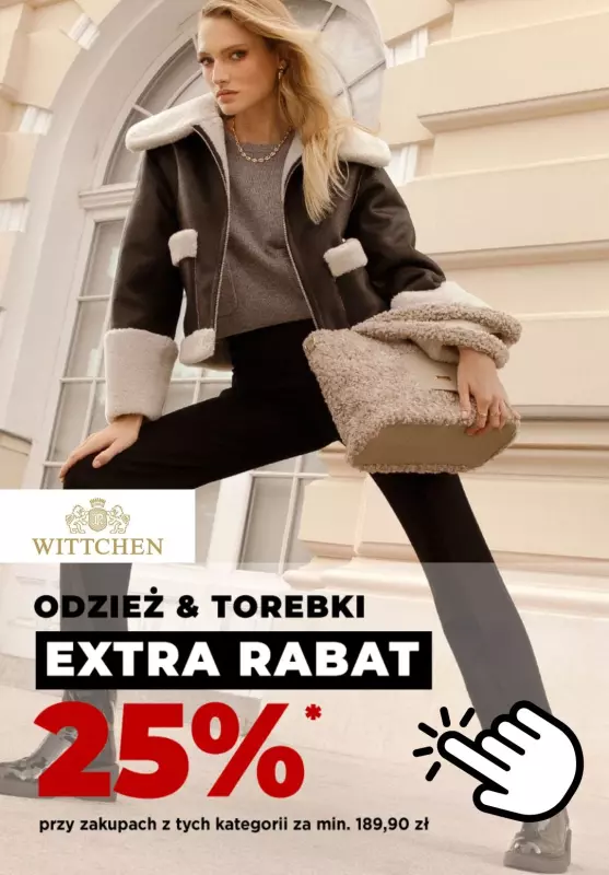 BEST SALE - gazetka promocyjna Wittchen | Ekstra -25% na odzież i torebki od wtorku 15.10 