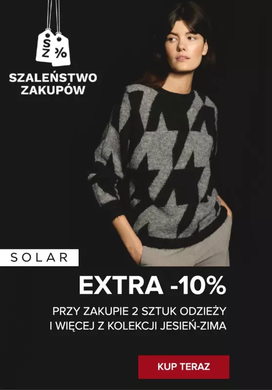 BEST SALE - gazetka promocyjna Solar | -10% przy zakupie 2 szt. od czwartku 17.10 do środy 23.10