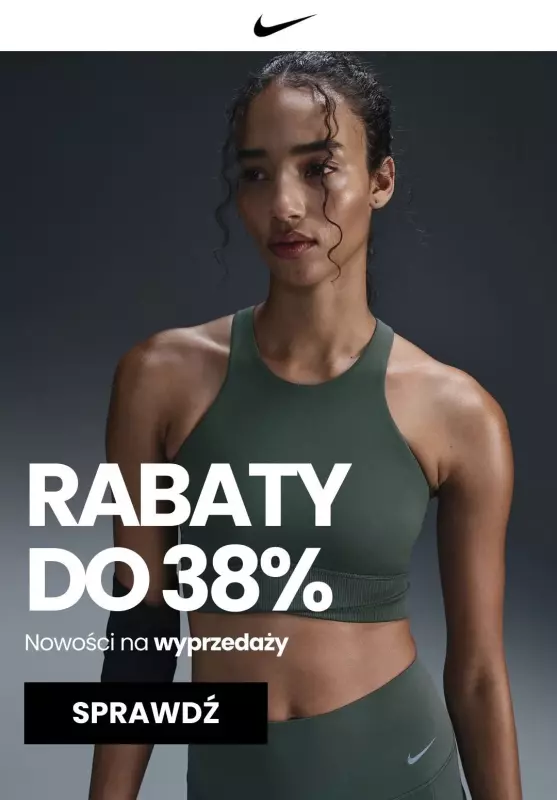 BEST SALE - gazetka promocyjna Nike | Nowości na WYPRZEDAŻY do -38% od wtorku 22.10 