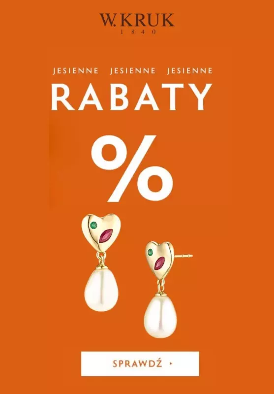 BEST SALE - gazetka promocyjna W.kruk | Jesienne rabaty od środy 23.10 do czwartku 31.10