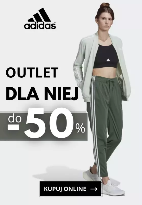 BEST SALE - gazetka promocyjna Adidas | Outlet dla niej do -50% od czwartku 31.10 do poniedziałku 11.11