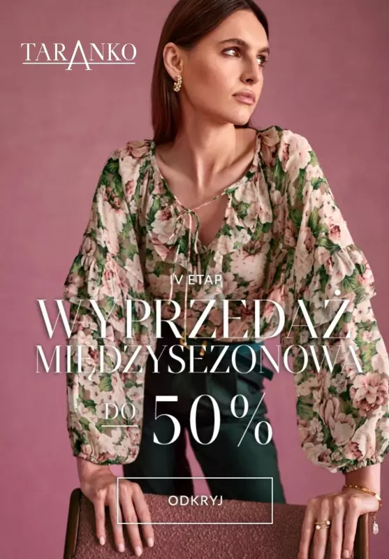 BEST SALE - gazetka promocyjna Taranko | Do -50% WYPRZEDAŻ od czwartku 31.10 do środy 06.11