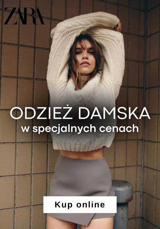 BEST SALE - gazetka promocyjna ZARA | Odzież damska już od 65,90 zł od środy 06.11 do niedzieli 17.11