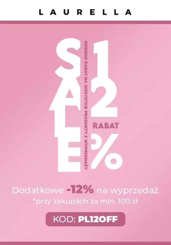 BEST SALE - gazetka promocyjna Laurella | Extra -12% do wyprzedaży od czwartku 07.11 do piątku 15.11