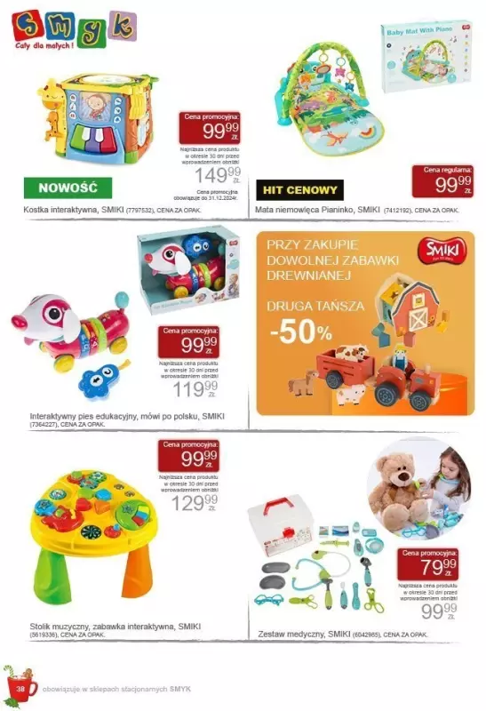 BEST SALE - gazetka promocyjna Katalog Smyk | Cały na Święta, cały w prezentach od wtorku 05.11 do soboty 23.11 - strona 38