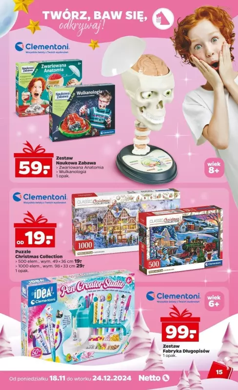 BEST SALE - gazetka promocyjna Netto I Katalog Zabawki od poniedziałku 04.11 do poniedziałku 23.12 - strona 15