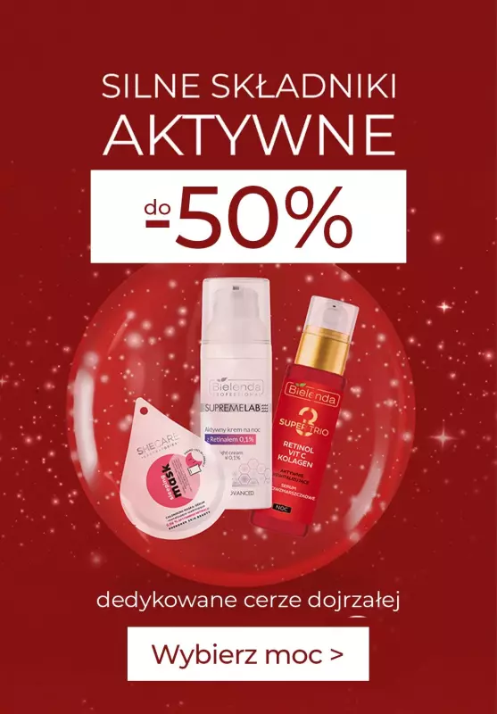 BEST SALE - gazetka promocyjna Bielenda | Do -50% wybierz swoją kulę z rabatem! od wtorku 17.12 do niedzieli 22.12