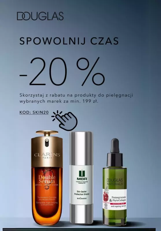 BEST SALE - gazetka promocyjna Douglas | 20% rabatu na produkty do pielęgnacji wybranych marek od środy 08.01 do środy 15.01