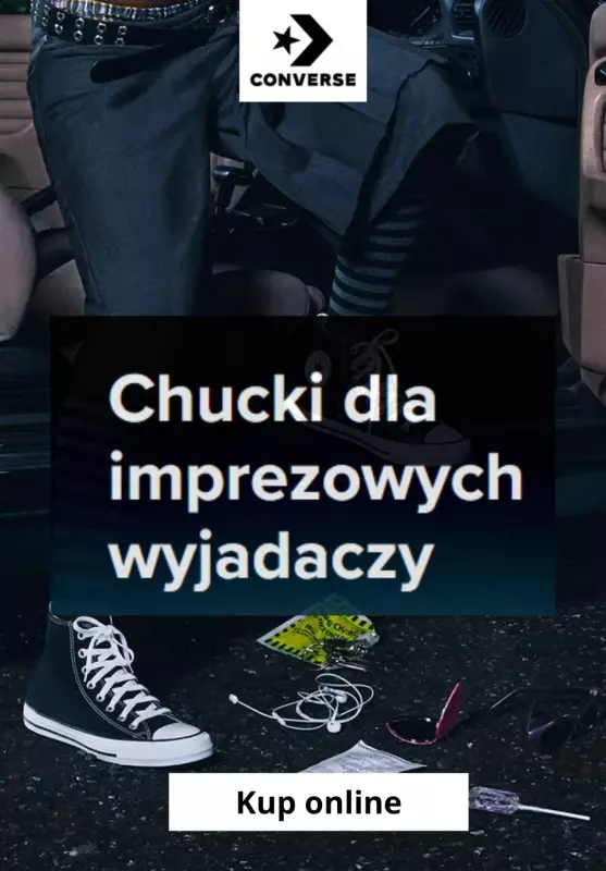 BEST SALE - gazetka promocyjna Converse | Chucki dla imprezowych wyjadaczy w SUPER cenach! od czwartku 09.01 do niedzieli 19.01