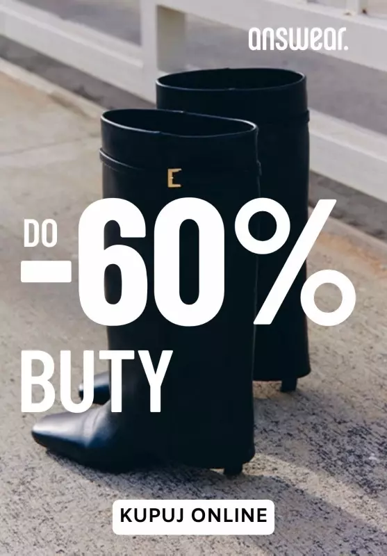 BEST SALE - gazetka promocyjna Answear | Do -60% na buty od środy 08.01 