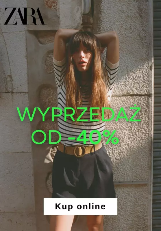 BEST SALE - gazetka promocyjna ZARA | Wyprzedaż od -40% od piątku 03.01 do niedzieli 12.01