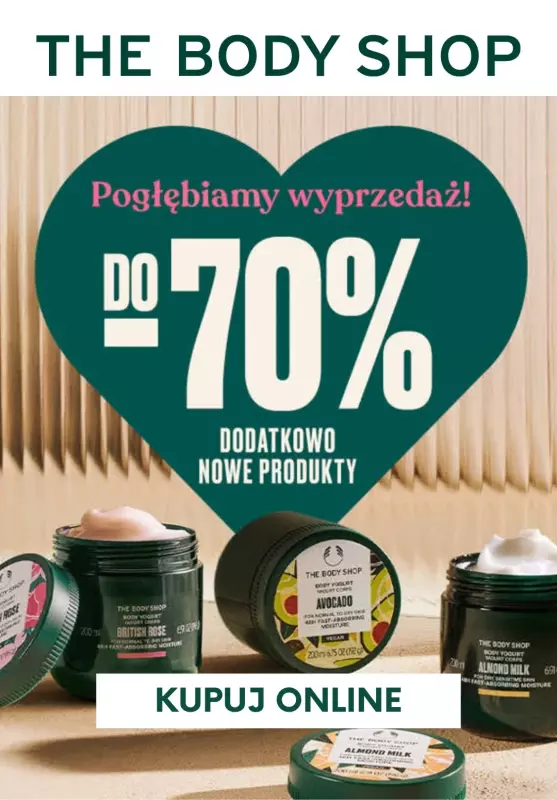 BEST SALE - gazetka promocyjna The Body Shop | Wyprzedaż do -70%! od wtorku 14.01 do poniedziałku 20.01