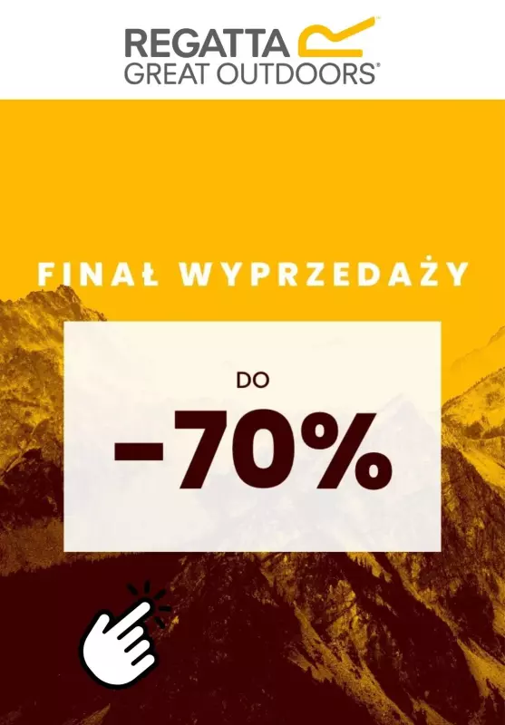 BEST SALE - gazetka promocyjna Regatta | Do -70% finał wyprzedaży od środy 22.01 