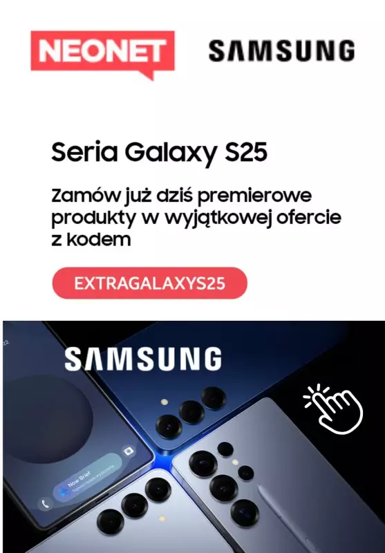 BEST SALE - gazetka promocyjna Neonet | Samsung Galaxy S25 z super rabatem! od piątku 24.01 do wtorku 28.01