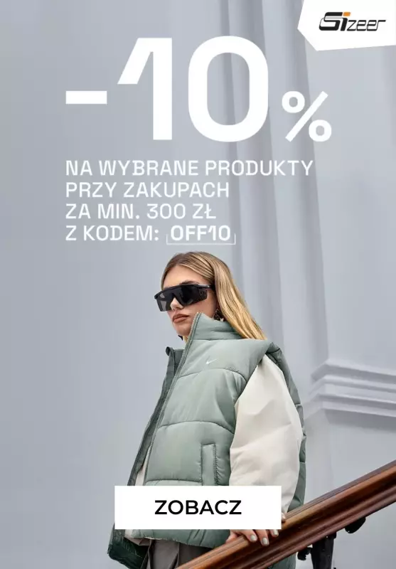 BEST SALE - gazetka promocyjna Sizeer | -10% przy zakupach za min. 300 zł od wtorku 04.02 