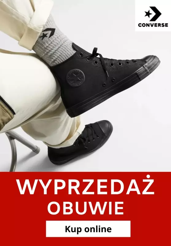 BEST SALE - gazetka promocyjna Converse | WYPRZEDAŻ - obuwie od środy 12.02 do środy 19.02