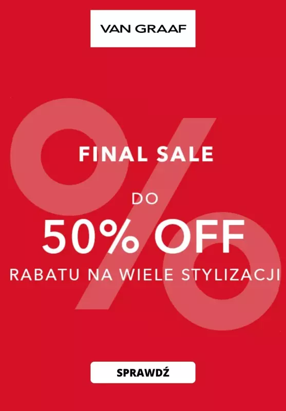 BEST SALE - gazetka promocyjna Van Graaf | Final SALE do -50% od środy 12.02 do środy 19.02