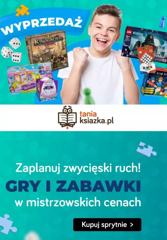 BEST SALE - gazetka promocyjna Tania książka | Gry i zabawki w super cenach! od wtorku 18.02 do poniedziałku 03.03