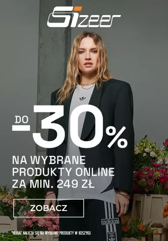 BEST SALE - gazetka promocyjna Sizeer | Do -30% na wybrane produkty przy zakupach za min. 249 zł od piątku 28.02 do wtorku 04.03