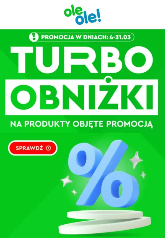 BEST SALE - gazetka promocyjna OleOle! | Turbo obniżki od czwartku 06.03 