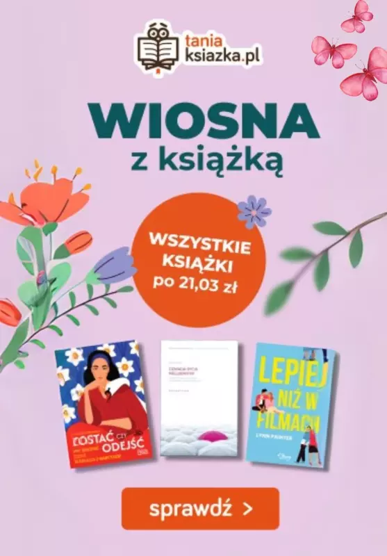 BEST SALE - gazetka promocyjna Tania książka | Wybrane książki za 21,03 zł od piątku 21.03 do poniedziałku 24.03