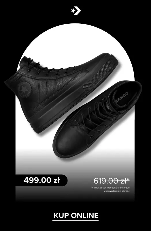 BEST SALE - gazetka promocyjna Converse | WYPRZEDAŻ: obuwie od czwartku 03.04 do niedzieli 13.04 - strona 8